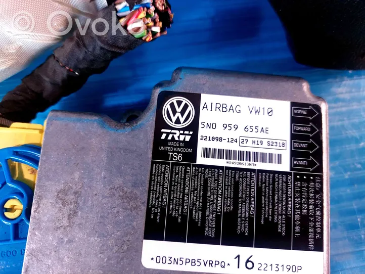 Volkswagen PASSAT B7 Airbag set 5N0959655AE