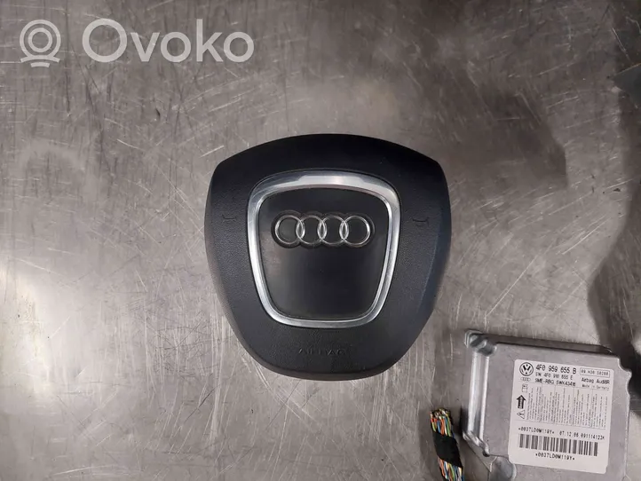 Audi A6 S6 C6 4F Oro pagalvių komplektas su panele 4F0857067A