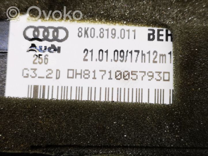 Audi A4 S4 B8 8K Elektrisks mazais salona radiators 8K0819011