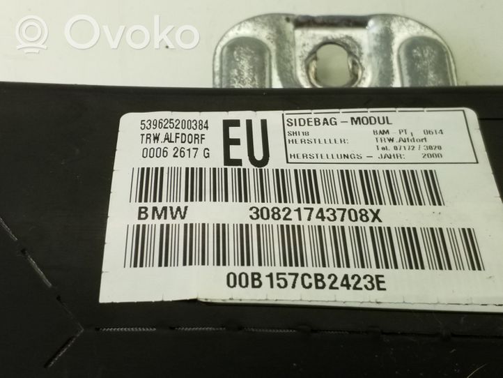 BMW 3 E46 Priekšējo durvju drošības spilvens 00062617G