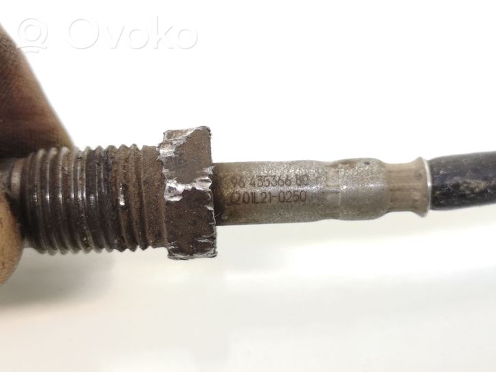 Citroen C6 Išmetamųjų dujų temperatūros daviklis 9643536680