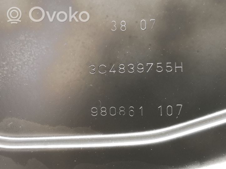 Volkswagen PASSAT B6 Takaikkunan nostomekanismi ilman moottoria 3C4839755H