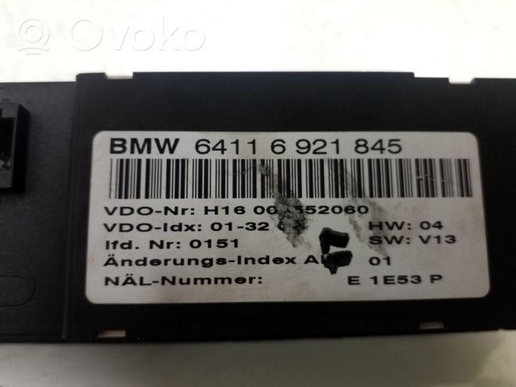 BMW 3 E46 Centralina del climatizzatore 6921845