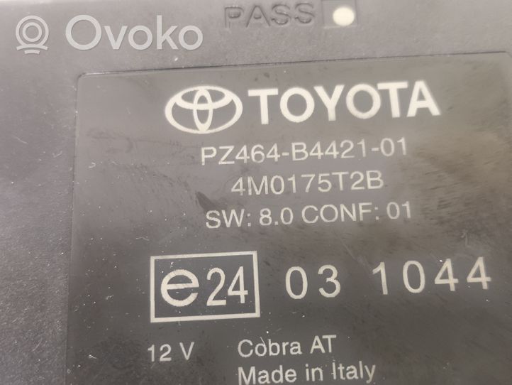 Toyota Auris 150 Pysäköintitutkan (PCD) ohjainlaite/moduuli PZ464B442101