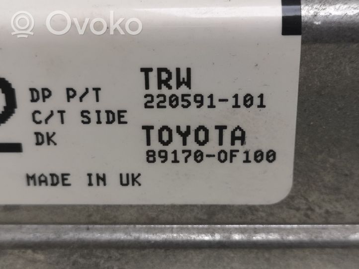 Toyota Verso Turvatyynyn ohjainlaite/moduuli 891700F100