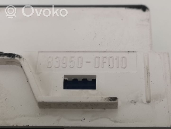 Toyota Verso Interruptor de encendido/apagado del airbag de pasajero 839500F010