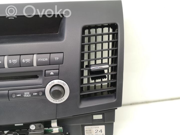 Mitsubishi Lancer X Radio/CD/DVD/GPS-pääyksikkö 8002A378XA