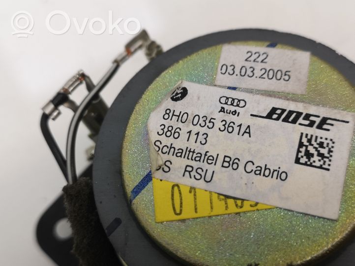 Audi A4 S4 B6 8E 8H Głośnik deski rozdzielczej 8H0035361A