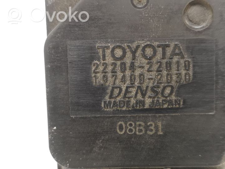 Toyota RAV 4 (XA20) Oro srauto matuoklis 2220422010