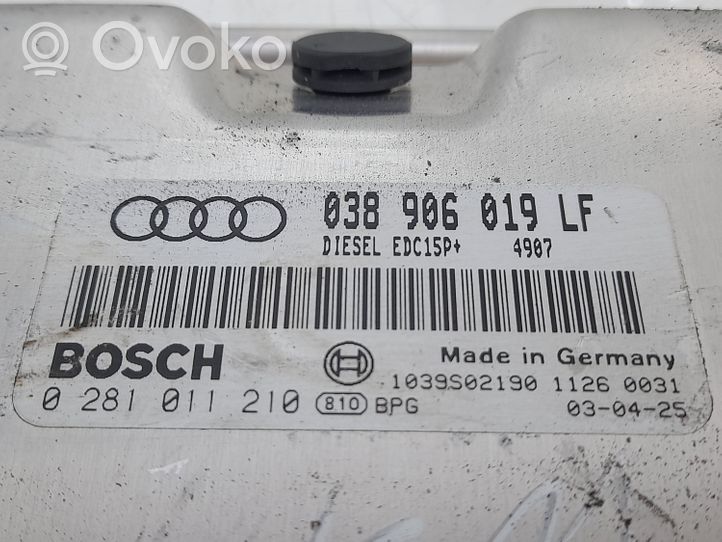 Audi A4 S4 B6 8E 8H Engine control unit/module 038906019LF