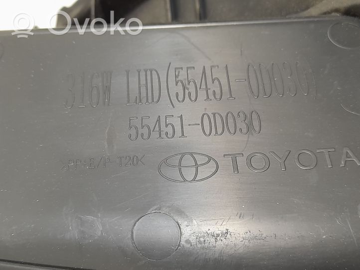 Toyota Yaris Deska rozdzielcza 554510D030