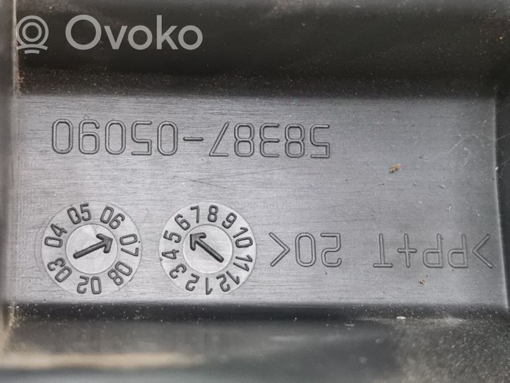 Toyota Avensis T250 Bagažinės slenksčio apdaila 5838705090