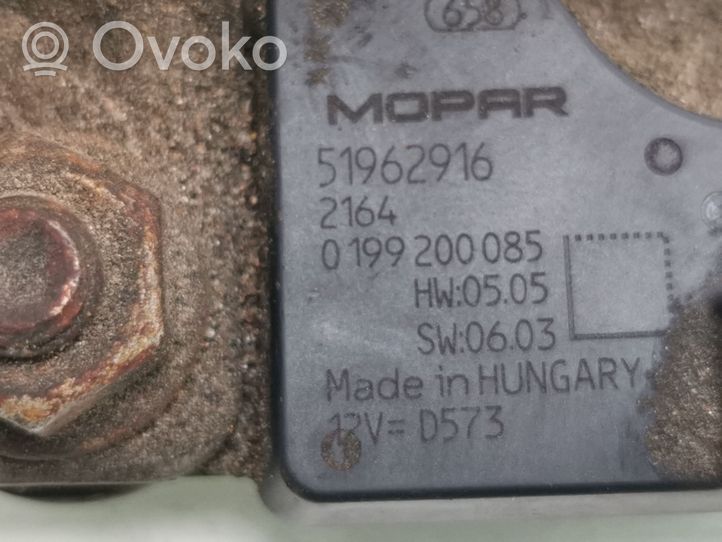 Opel Combo D Câble négatif masse batterie 51919499