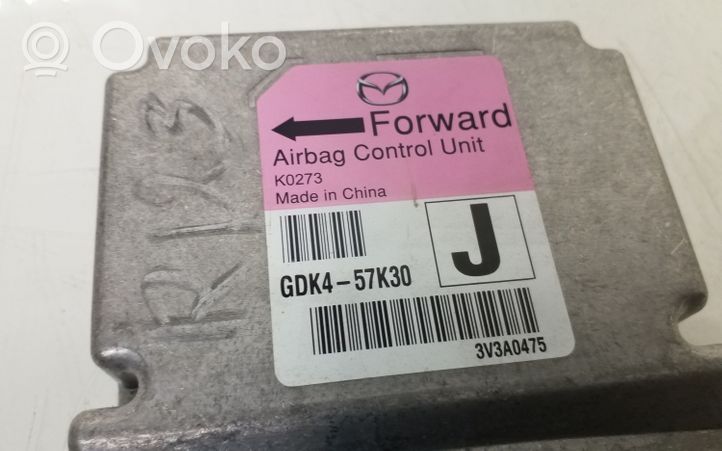 Mazda 6 Module de contrôle airbag GDK457K30