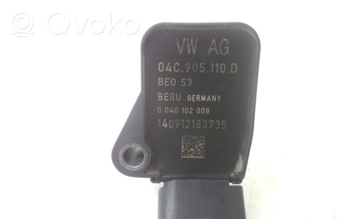 Volkswagen Up Bobine d'allumage haute tension 04C905110D