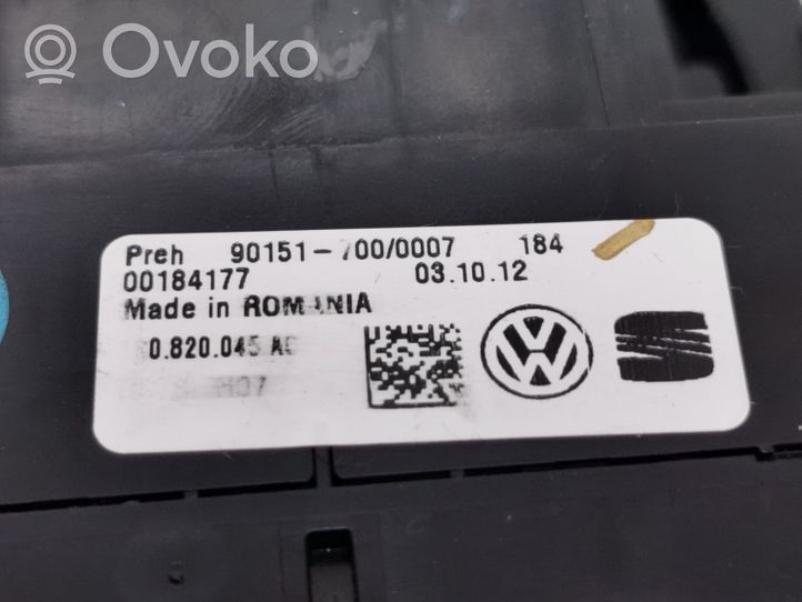 Volkswagen Up Блок управления кондиционера воздуха / климата/ печки (в салоне) 1S0820045AC