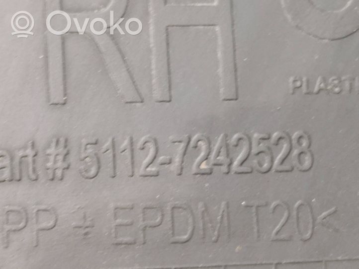 BMW X5 E70 Moulure inférieure de pare-chocs arrière 7242528