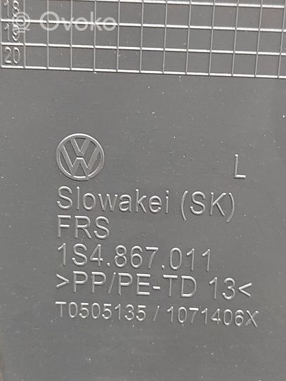 Volkswagen Up Garniture de panneau carte de porte avant 1S4867011
