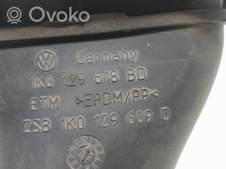 Volkswagen Golf V Parte del condotto di aspirazione dell'aria 1K0129609D