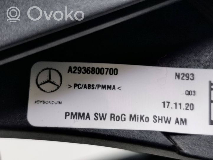 Mercedes-Benz EQC Hansikaslokeron koristelista A2936800700