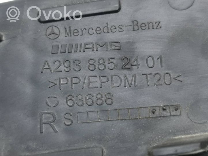 Mercedes-Benz EQC Takapuskurin koristemuotolista A2938852401