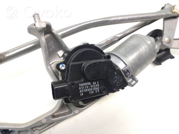 Toyota Auris E180 Tringlerie et moteur d'essuie-glace avant 8511002340