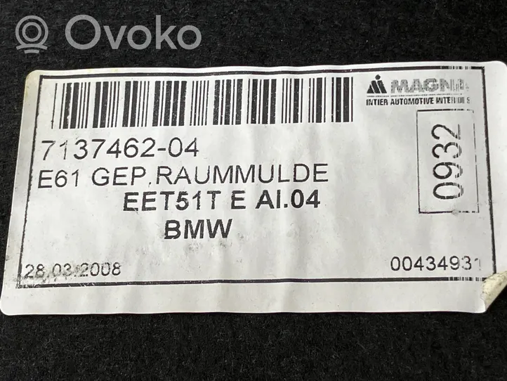 BMW 5 E60 E61 Bagažinės dugnas 7137462