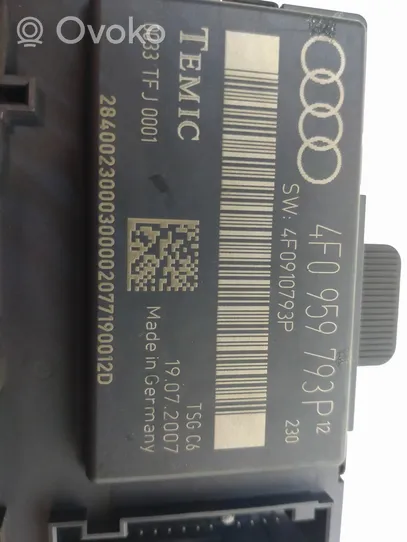 Audi A6 Allroad C6 Durų elektronikos valdymo blokas 4F0959793P