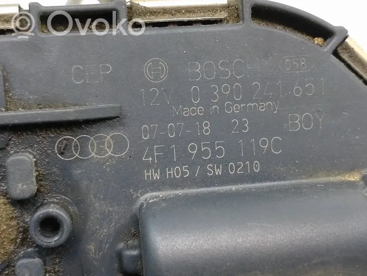 Audi A6 Allroad C6 Tringlerie et moteur d'essuie-glace avant 4F1955119C