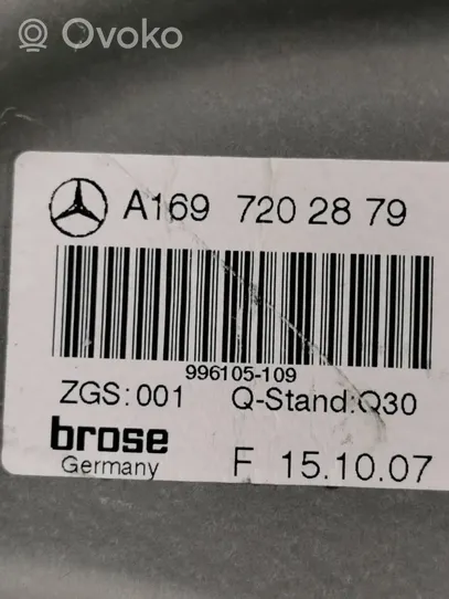 Mercedes-Benz B W245 Etuikkunan nostomekanismi ilman moottoria A1697202879