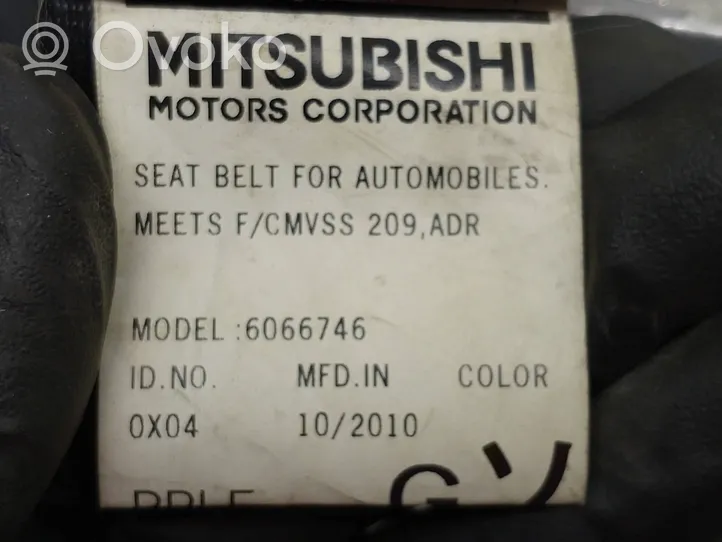 Mitsubishi ASX Cintura di sicurezza anteriore 6075396a