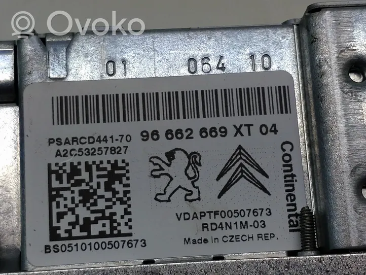 Citroen C3 Radio/CD/DVD/GPS-pääyksikkö 96662669XT