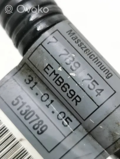 BMW 5 E60 E61 Câble de batterie positif 7789755