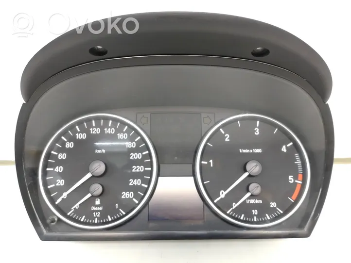 BMW 3 E90 E91 Speedometer (instrument cluster) 9141487