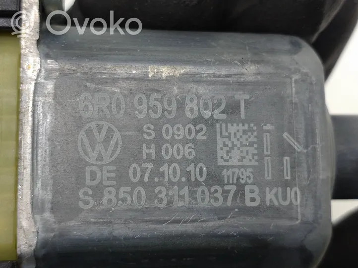 Volkswagen Cross Polo Priekinis varikliukas langų pakėlėjo 6R0959802T