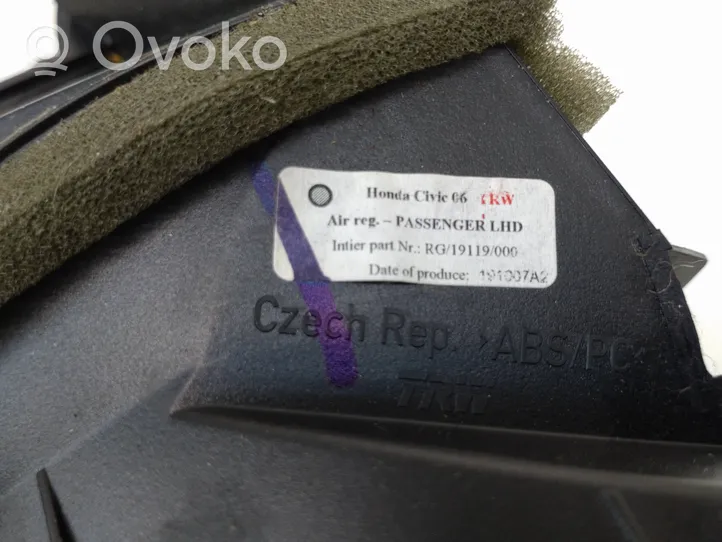 Honda Civic Boczna kratka nawiewu deski rozdzielczej 77630SMGG000M1