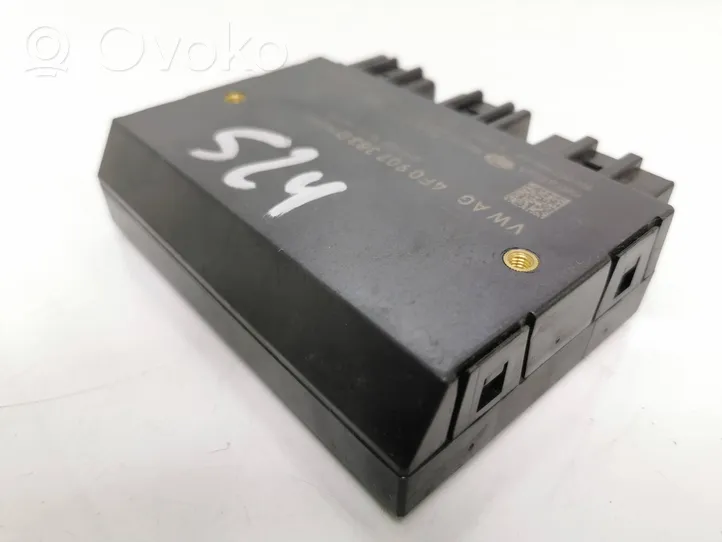 Audi A6 S6 C6 4F Tow bar trailer control unit/module 4F0907383D