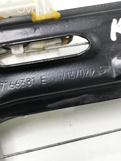 BMW X5 E70 Mécanisme lève-vitre de porte arrière avec moteur 7267691