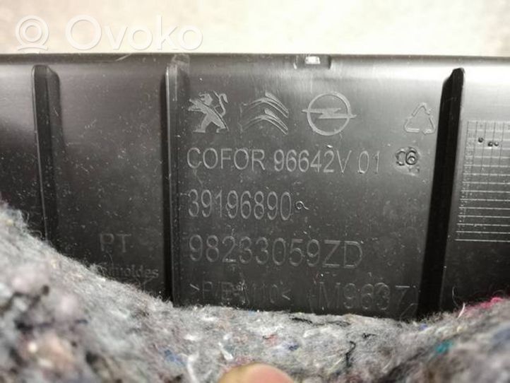 Opel Corsa F Bagāžnieka sliekšņa dekoratīvā apdare 98233059ZD