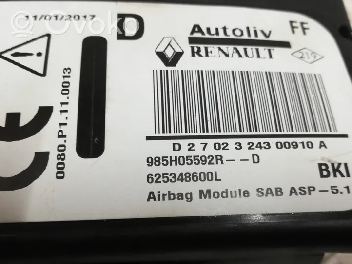 Renault Captur Poduszka powietrzna Airbag fotela 985H05592R