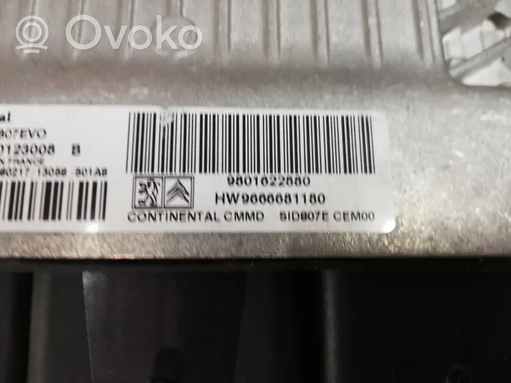 Citroen C4 II Komputer / Sterownik ECU silnika 9801622880