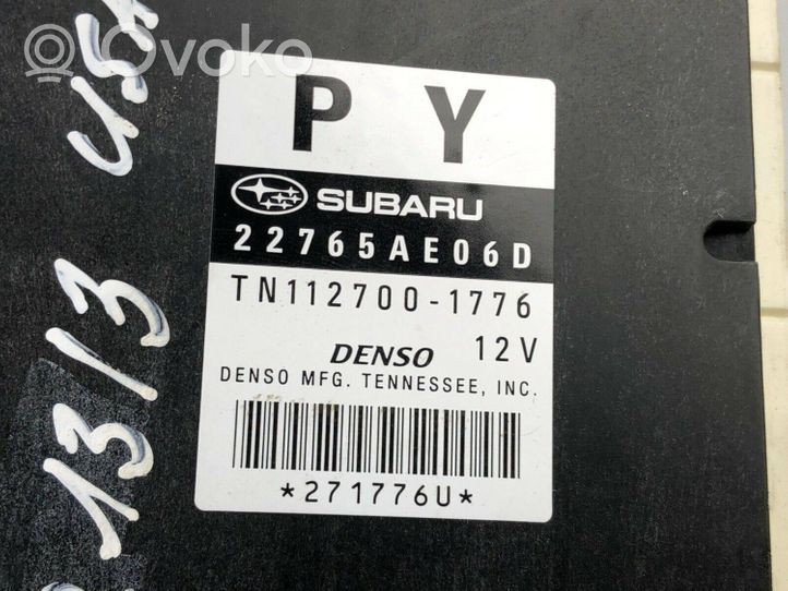 Subaru Outback Unité de commande, module ECU de moteur 22765AE06D