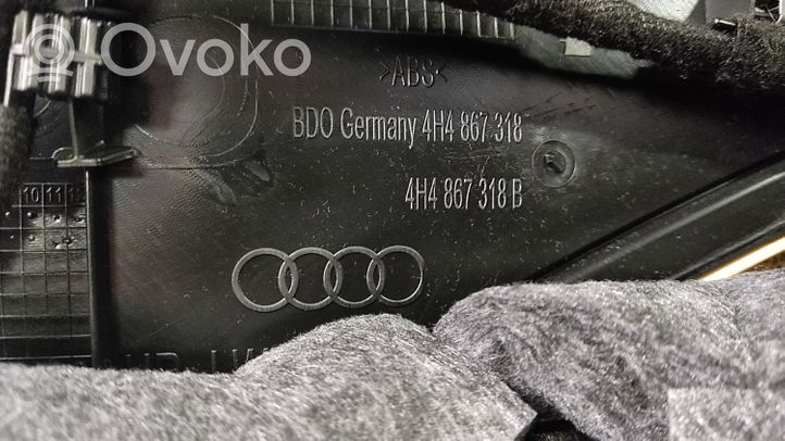 Audi A8 S8 D4 4H Boczki / Poszycie drzwi tylnych 4H4867318B