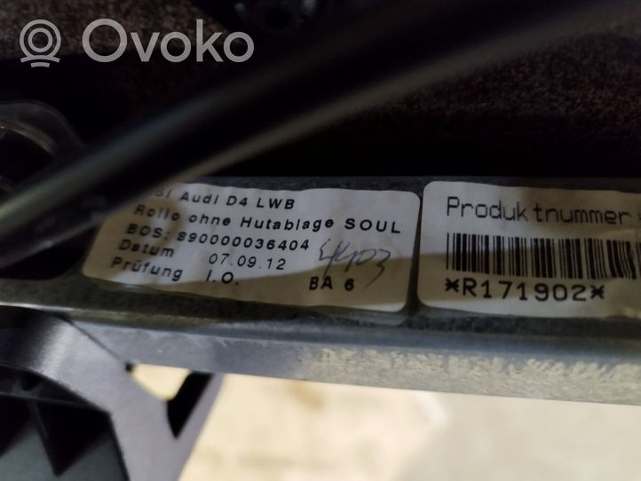 Audi A8 S8 D4 4H Roleta elektryczna przeciwsłoneczna tylnej szyby 4H4863412B