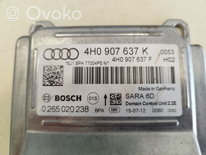 Audi A8 S8 D4 4H Centralina ESP (controllo elettronico della stabilità) 4H0907637K