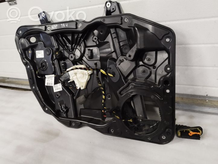 Volkswagen Touareg II Priekšpusē elektriskā loga pacelšanas mehānisma komplekts 7P6837755B