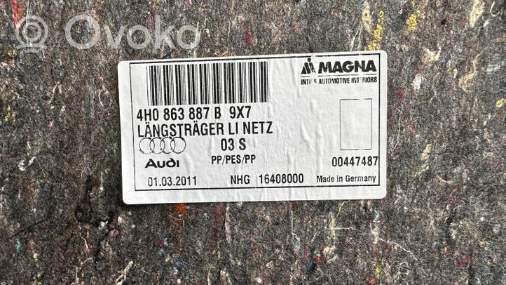 Audi A8 S8 D4 4H Bagažinės grindys 4H0863887B