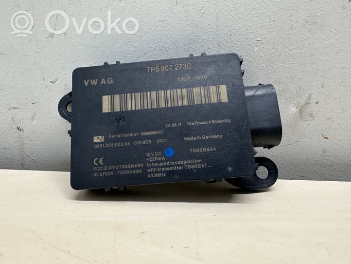 Porsche Cayenne (92A) Module de pression des pneus 7P5907273D