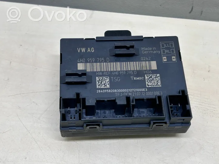 Audi A8 S8 D4 4H Door control unit/module 4H0959795D