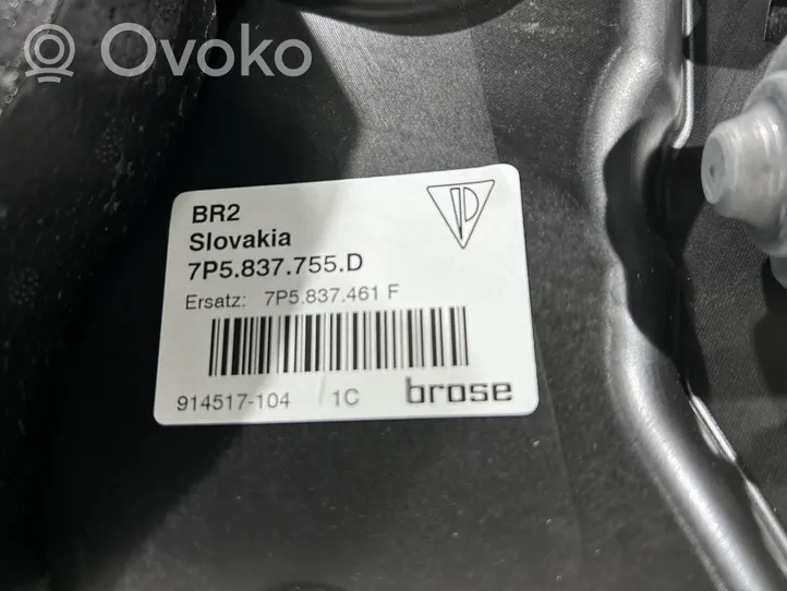 Porsche Cayenne (92A) Alzacristalli della portiera anteriore con motorino 7P5837755D